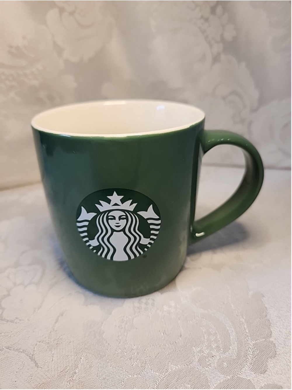 Green Coffee STARBUCKS Mug - 2021 - Classic Mermaid Logo - 11 Oz